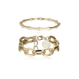Gold Color Metal Chain Bracelet