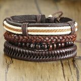 Braided Wrap Leather Bracelets