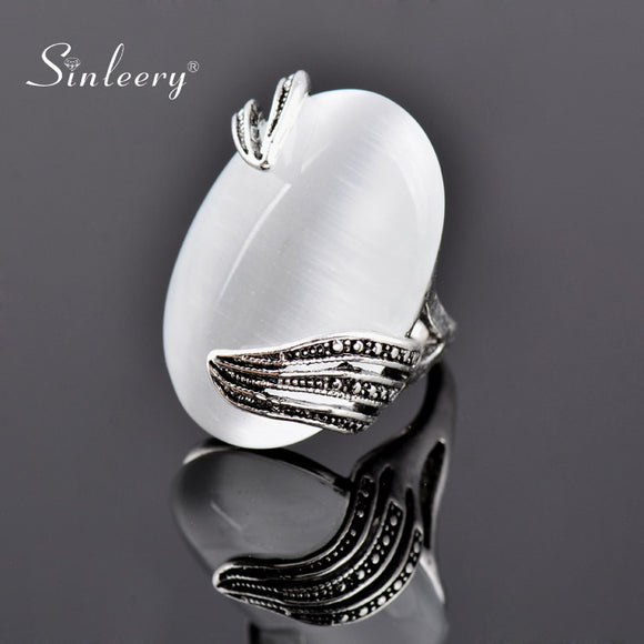 Big Opal Stone Women Ring