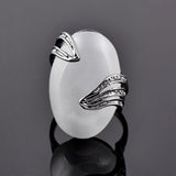 Big Opal Stone Women Ring
