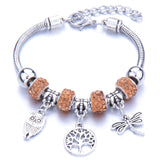 Charm Bracelet Love Heart Key and Lock Bracelet