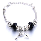 Charm Bracelet Love Heart Key and Lock Bracelet