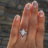 New Trendy Crystal Rings