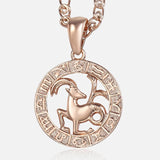 Zodiac Sign Pendant Necklace