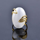 Big Opal Stone Women Ring