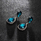 Crystal Rhinestone Dangle Earrings