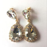 Crystal Rhinestone Dangle Earrings