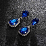 Crystal Rhinestone Dangle Earrings