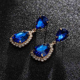 Crystal Rhinestone Dangle Earrings