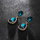 Crystal Rhinestone Dangle Earrings