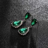 Crystal Rhinestone Dangle Earrings